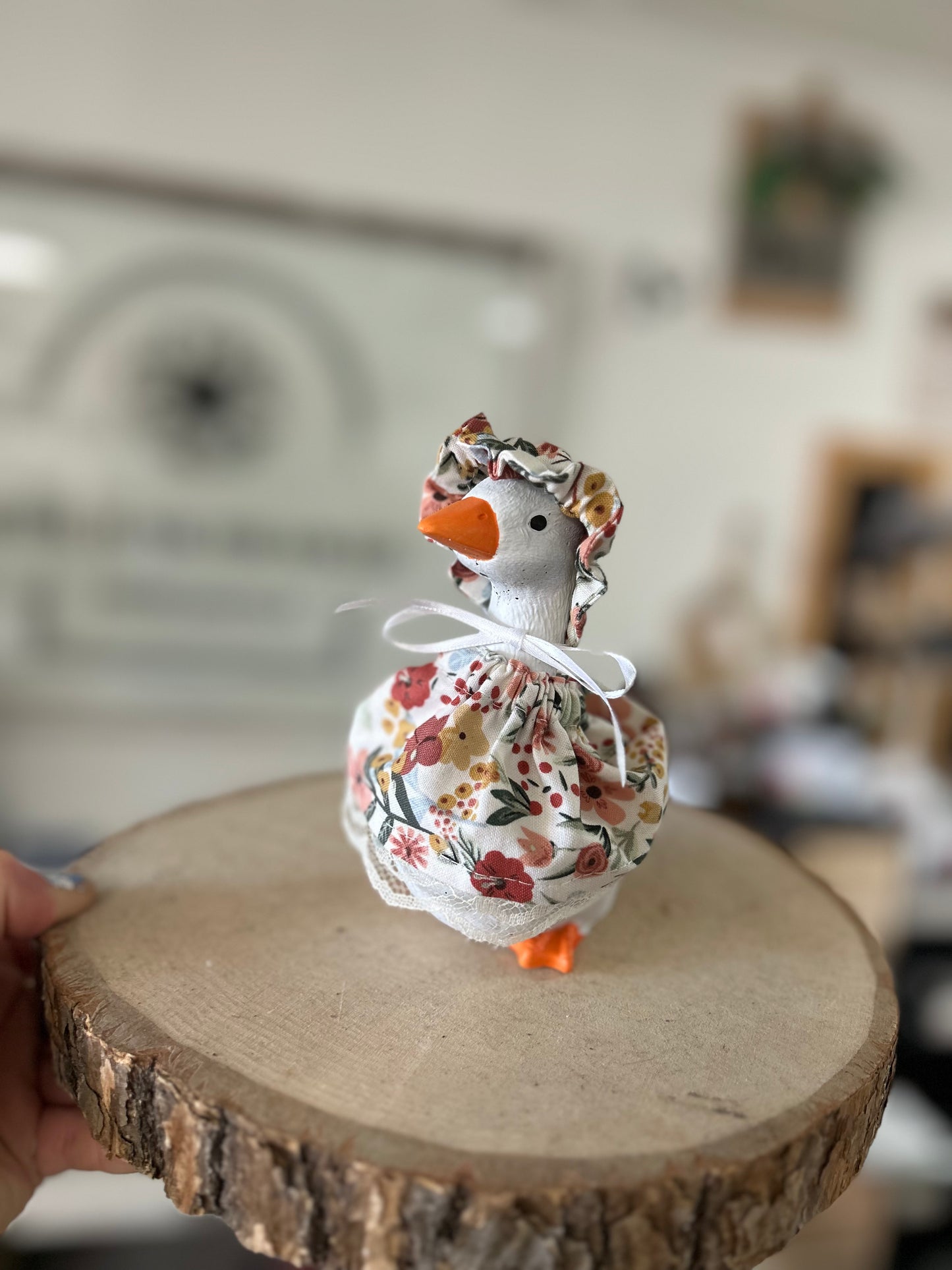Mini Concrete Desktop Goose