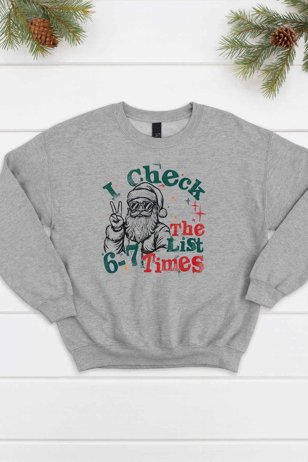 Santa Checks List 6-7 Times