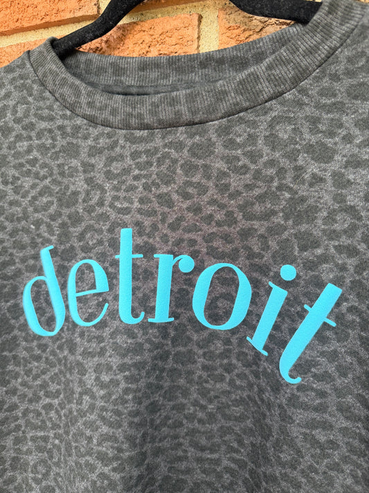 Leopard Blue Detroit
