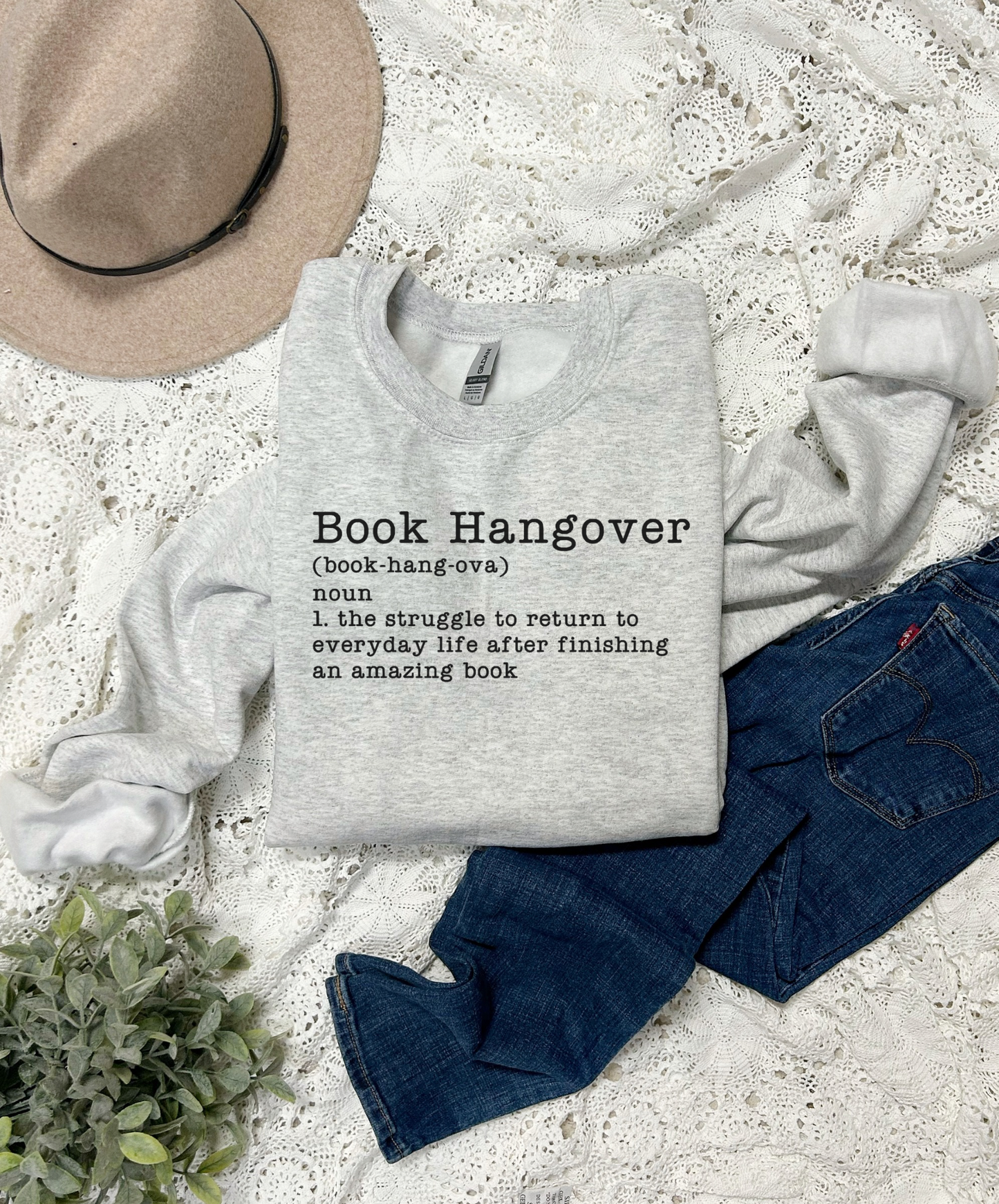 Book Hangover Crewneck