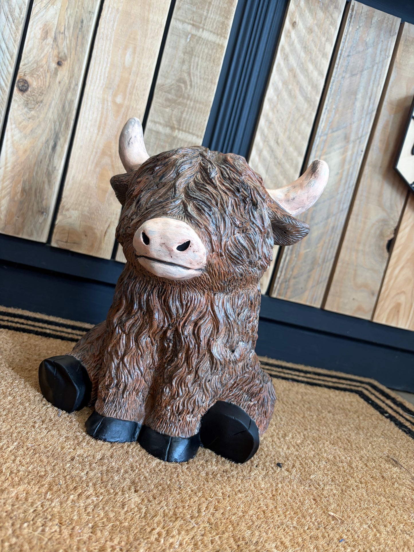 Concrete Highland Cow
