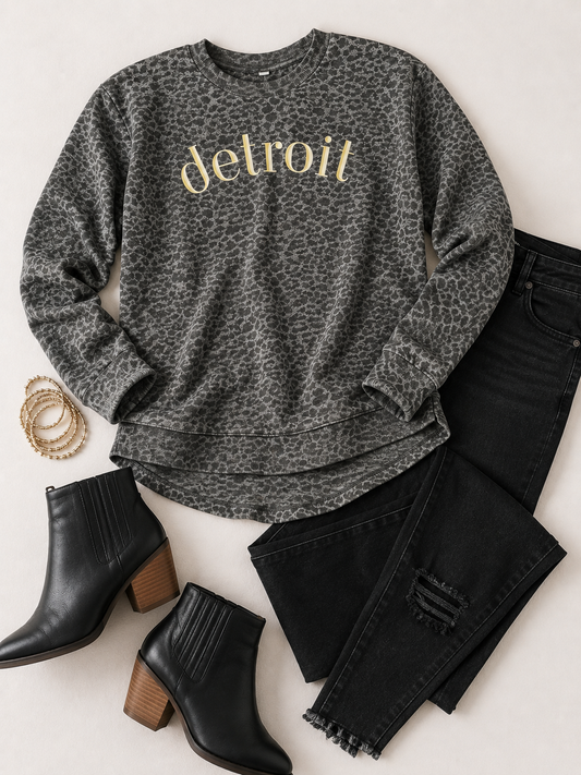 Leopard Metallic Detroit