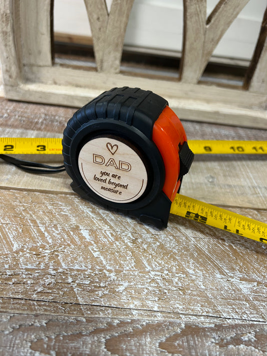 Dad + Papa + Grandpa Tape Measurer