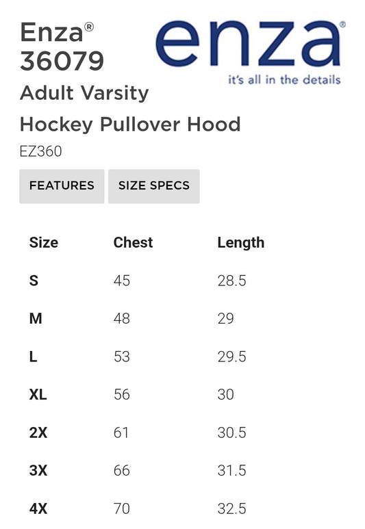 Detroit Hockey Lace-Up Hoodie