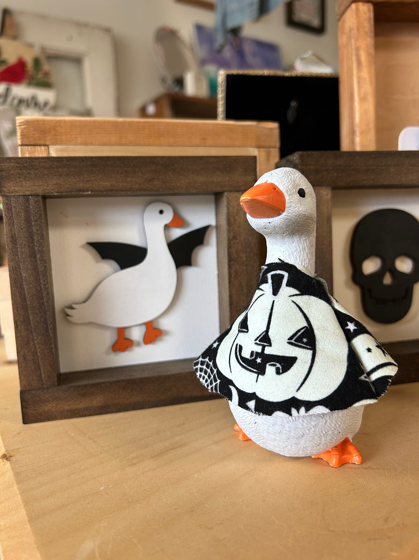 Mini Concrete Desktop Goose