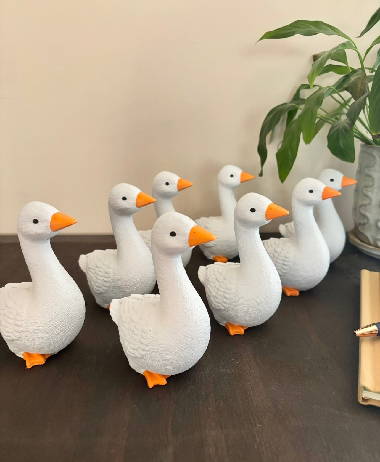 Mini Concrete Desktop Goose