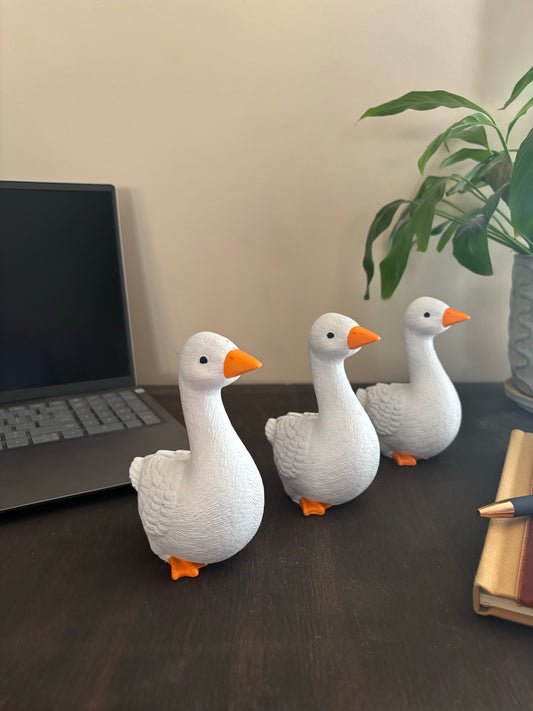 Mini Concrete Desktop Goose